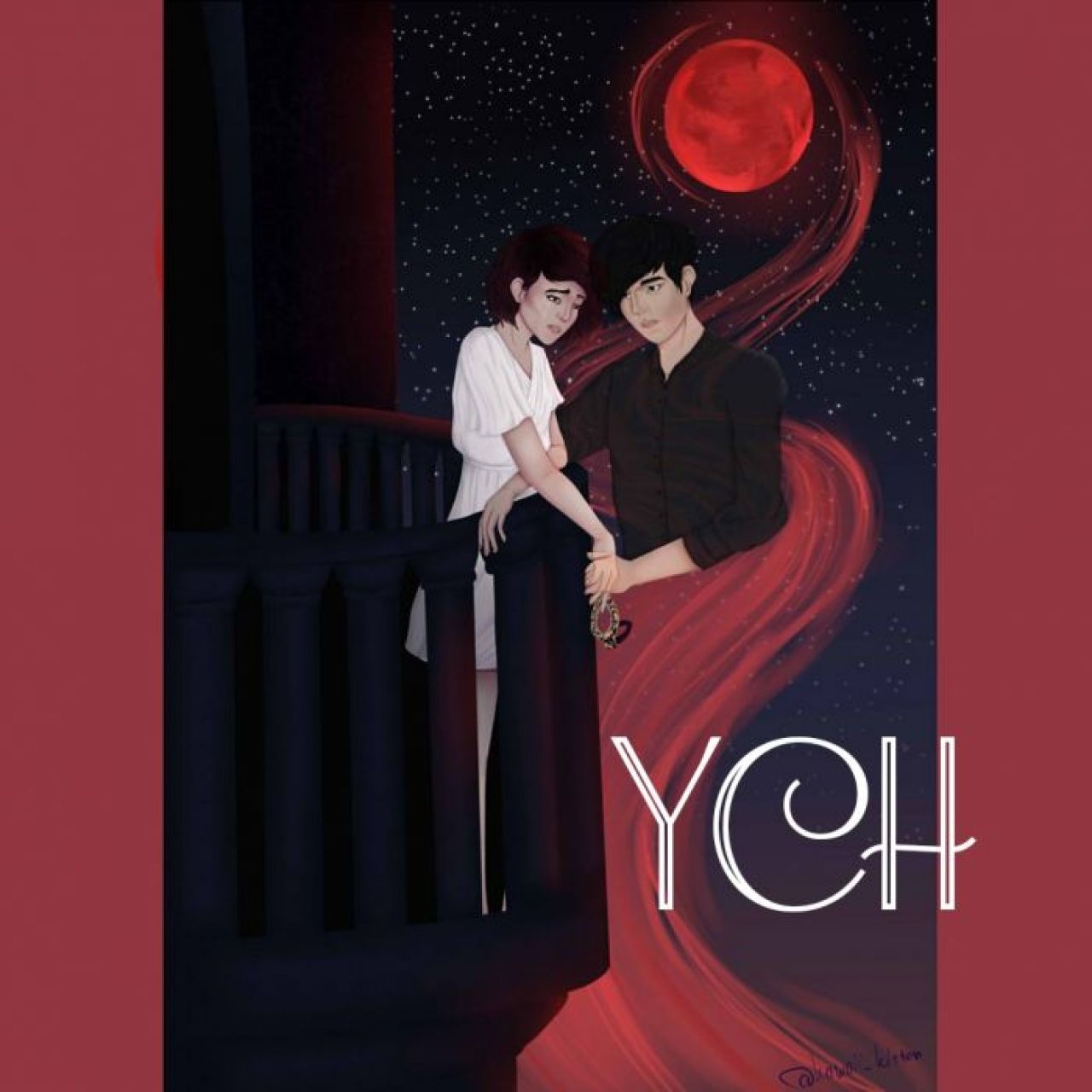 New auction: Blood moon ych 🖤 