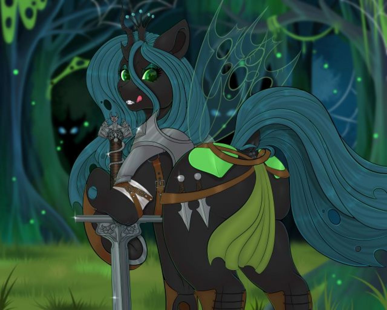 Queen chrysalis. Кризалис. Changeling Tale сцены. ЧЕЙНДЖЛИНГ бард. Tiarawhy_Chrysalis.